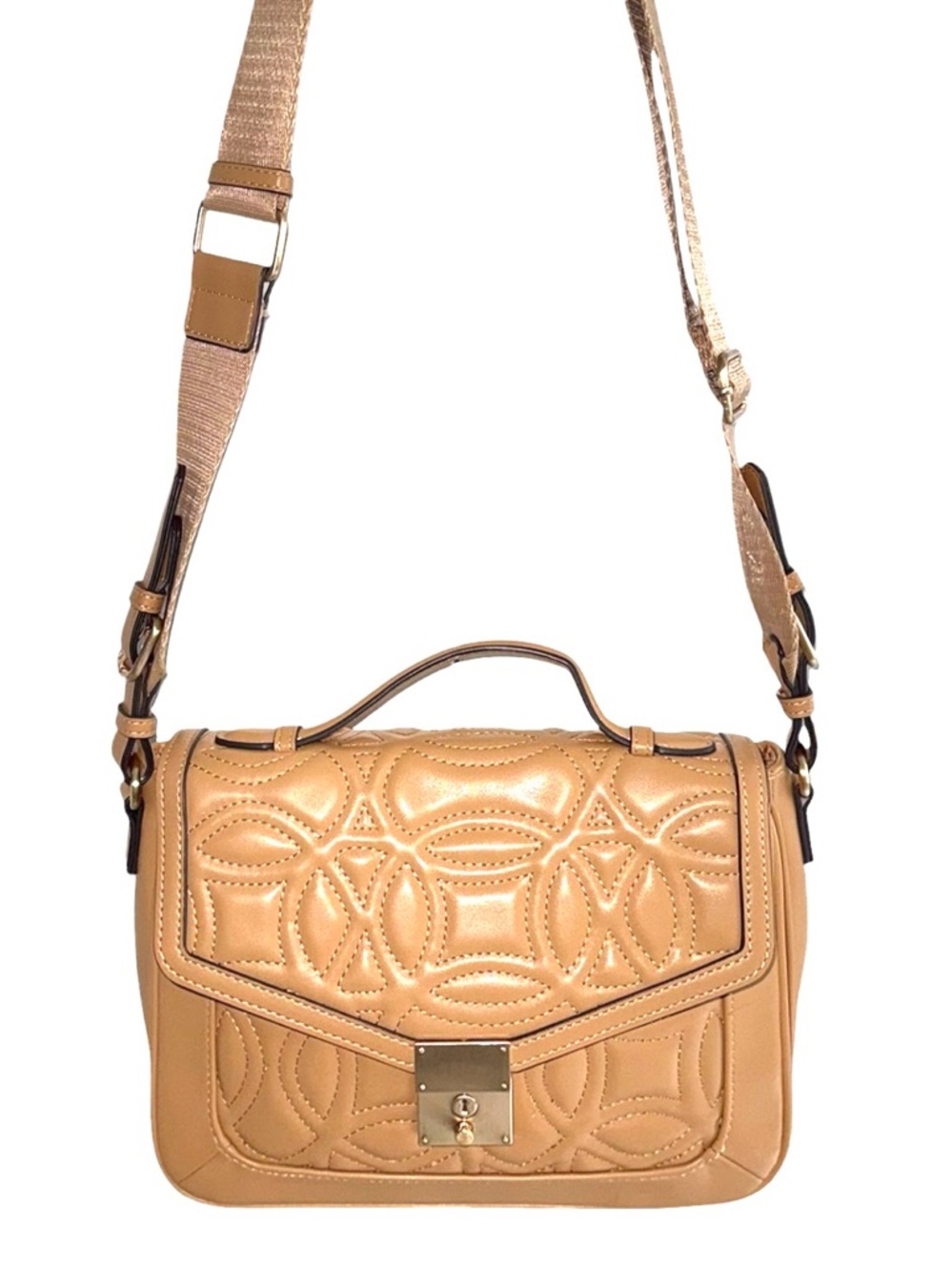BUTTERSCOTCH Saddle Bag w/X-body Adjustable Strap - NWOT
